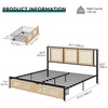 image:imageYITAHOME Queen Size Bed Frame Velvet Upholstered Platform Bed Frame with Headboard Soft Cloud Bed with Footboard Rounded Corners 10 Seconds Easy Assembly Beige Not Include Box SpringWood