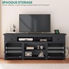 image:imageYITAHOME Farmhouse TV Stand for 65Inch TV Entertainment Center with Storage Cabinets amp Drawers TV Console for Living Room BlackBlack