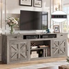 image:imageYITAHOME Farmhouse TV Stand for 65Inch TV Entertainment Center with Storage Cabinets amp Drawers TV Console for Living Room BlackGrey Oak