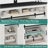 image:imageYITAHOME Farmhouse TV Stand with Mount amp Power Outlet for 70 Inch TV Corner Entertainment Center with Sliding Barn Doors TV Media Console Table with Storage Living Room 63 Inch Milky WhiteBlackMilky WhiteBlack