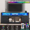image:imageYITAHOME TV Stand for 7580 Inch TV Black Entertainment Center 70 Inches Wide Media Furniture TV Table with with Power Outlet TV Consoles for Living Room Curved DesktopBlack
