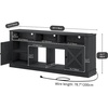image:imageYITAHOME TV Stand for 7580 Inch TV Black Entertainment Center 70 Inches Wide Media Furniture TV Table with with Power Outlet TV Consoles for Living Room Curved DesktopBlack
