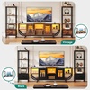 image:imageYITAHOME TV Stands for Living Room LED TV Stand for 65 inch TV Entertainment Center with 2 Bookshelves Modern Farmhouse TV Console Cabinet with Power Outlets Rustic Brown