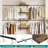 image:imageYITAHOME WallMounted Closet System with Expandable Rod and Thickened Shelves  Adjustable Clothing Rack for Bedroom Laundry Room and Cloakroom Suitable for 28 Feets SpaceOak