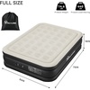 image:imageYITAHOME Full Air Mattress with Builtin Pump 18Inch Foldable Inflatable Bed with Carry Bag and Repair Patch Deluxe Raised Air Mattress for Home Travel and Camping BlackBlack
