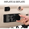 image:imageYITAHOME Inflatable Queen Air Bed with Steel Frame and Builtin Pump QuickInflate Air Mattress Portable Blowup Mattress with Rolling Case 500 lbs Capacity for Camping Travel and Guests Brown