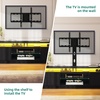 image:imageYITAHOME Modern TV Stand with Mount amp 2 Doors for 757065 Inch TVs  Builtin Power Outlets LED Light Strip Media Console with Storage Entertainment Center for Living Room WhiteBlack