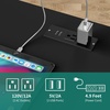 image:imageYITAHOME Set of 2 Nightstand with Charging Station Night Stands with 2 Drawers for Bedroom Modern Bedside Table End Side Table with USB Ports and Outlets Black