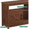 image:imageYITAHOME TV Stand for 6555 Inch Television Farmhouse Entertainment Center Television Stand with Power Outlets and Open Shelf Media Console TV Cabinet for Living Room Dark GreyWalnut