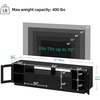 image:imageYITAHOME TV Stands for Living Room Modern TV Stand for 6570 inch TV LED TV Entertainment Center with Storage amp Power Outlets TV Console Cabinet BlackBlack