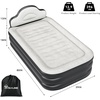 image:imageYITAHOME Twin Size Inflatable Bed with Integrated Pump and Headboard 18inch BlowUp Mattress Including Extra Inflation Valve Carry Bag and Repair Kit Ideal for Travel Camping and Guest Black