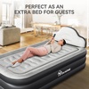 image:imageYITAHOME Twin Size Inflatable Bed with Integrated Pump and Headboard 18inch BlowUp Mattress Including Extra Inflation Valve Carry Bag and Repair Kit Ideal for Travel Camping and Guest Black