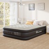 image:imageYITAHOME Full Air Mattress with Builtin Pump 18Inch Foldable Inflatable Bed with Carry Bag and Repair Patch Deluxe Raised Air Mattress for Home Travel and Camping BlackBlack