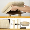 image:imageYITAHOME Cat Tree with Litter Box Enclosure Wooden Cat Tower Furniture for Large Cats 20 lbs Heavy Duty 2in1 Modern Condo House with Scratching Posts Perch Caves and Washable Cushions Brown