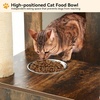 image:imageYITAHOME Cat Tree with Litter Box Enclosure Wooden Cat Tower Furniture for Large Cats 20 lbs Heavy Duty 2in1 Modern Condo House with Scratching Posts Perch Caves and Washable Cushions Brown
