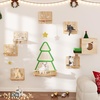 image:imageYITAHOME Christmas Solid Wood Cat Wall Shelves and Perches for Wall Pine Wall Mounted Cat Tree 13 Piece Set Cat Climbing Shelves with House Mat Christmas Tree Scratcher Feeding Bowl for Cats