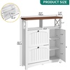image:imageYITAHOME Farmhouse Shoe Cabinet with 2 Flip Drawers Wood Shoe Rack wAdjustable Shelves and Open Storage Rustic Entryway Organizer for Hallway Foyer Porch Living Room WhiteWhite