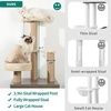 image:imageYITAHOME Litter Box Enclosure with Cat Tree Modern Cat Tower for Indoor Cats 48Inch Cat Litter Furniture with Sisal Scratching Post Grey