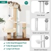 image:imageYITAHOME Litter Box Enclosure with Cat Tree Modern Cat Tower for Indoor Cats 48Inch Cat Litter Furniture with Sisal Scratching Post and Toys Brown