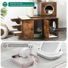 image:imageYITAHOME Litter Box Enlcosure with Cat Tree 4in1 Modern Cat Tree with Cat Mat Indoor Wooden Cat House Separable Litter Box Furniture Hidden End Table for 34 Large Cats