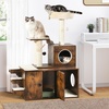 image:imageYITAHOME Litter Box Enlcosure with Cat Tree 4in1 Modern Cat Tree with Cat Mat Indoor Wooden Cat House Separable Litter Box Furniture Hidden End Table for 34 Large Cats