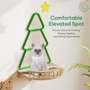 image:imageYITAHOME Solid Wood Cat Wall Shelves and Perches for Wall Pine Wall Mounted Cat Tree 16 Piece Set Cat Climbing Shelves with House Warmer Mat Cat Scratcher Feeding Bowl for Cats