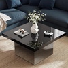 image:imageYITAHOME Square Coffee Table Coffee Tables for Living Room with LED Lights Modern Cocktail Coffee Table for Decor BlackBlack