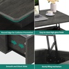 image:imageYITAHOME Square Coffee Table Coffee Tables for Living Room with LED Lights Modern Cocktail Coffee Table for Decor BlackGrey