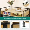 image:imageYITAHOME XL Dog Crate Furniture 41 with 2 Drawers Large Dog Kennel End Table Wooden Dog Cage Indoor Dog House Pet Crate Table with Double Doors for Large Small Medium Dogs Walnut Color