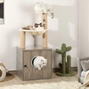 image:imageYITAHOME Litter Box Enclosure with Cat Tree and Tower 4in1 Separable Cat Furniture Endtable with Hammock and Scratching Posts for Large Cats