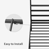 image:imageYITAHOME Metal Four Poster Canopy Bed Frame  14 Inch Platform Bed with Builtin Headboard Strong Metal Slat Mattress Support No Box Spring Needed Black King SizeCanopy Bed