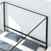 image:imageYITAHOME Metal Four Poster Canopy Bed Frame  14 Inch Platform Bed with Builtin Headboard Strong Metal Slat Mattress Support No Box Spring Needed Black King SizeCanopy Bed
