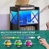 image:imageYITAHOME Record Player Stand Turntable Stand Albums on Vinyl Record Storage Audio Cabinet with LED Light and Charging Station Record Table with Wheel for Living Room Bedroom Office