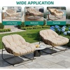 image:imageYITAHOME Oversized Rocking Chair Rattan Patio Rocking Chair w59 Thick Cushion amp Wicker Basket AllWeather Saucer Chair for Lawn Garden Backyard BeigeBrownbeige