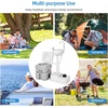 image:imageYITAHOME Portable Camping Sink Handwashing Station with Adjustable Wash Basin Soap Dispenser Metal Handle Large Wheels for Outdoor Travel Boat Gather Garden Worksite White45Gal53Gal