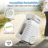 image:imageYITAHOME Portable Camping Sink Handwashing Station with Adjustable Wash Basin Soap Dispenser Metal Handle Large Wheels for Outdoor Travel Boat Gather Garden Worksite White119Gal