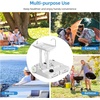 image:imageYITAHOME Portable Camping Sink Handwashing Station with Adjustable Wash Basin Soap Dispenser Metal Handle Large Wheels for Outdoor Travel Boat Gather Garden Worksite White79Gal