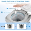 image:imageYITAHOME Portable Camping Sink Handwashing Station with Adjustable Wash Basin Soap Dispenser Metal Handle Large Wheels for Outdoor Travel Boat Gather Garden Worksite White45Gal53Gal