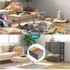 image:imageYITAHOME 7 Drawers Dresser with Fabric Storage Tower Organizer Unit for Bedroom Living Room Closets  Sturdy Steel Frame Wooden Top amp Easy Pull Fabric Bins 7 Drawers GreyCool Grey