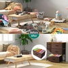 image:imageYITAHOME 7 Drawers Fabric Dresser Furniture Storage Drawer Unit Sturdy Steel Frame Wooden Top amp Easy Pull Fabric Bins Vertical Organizer Tower Chest for Closet Bedroom Entryway NurseryBrown