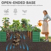 image:imageYITAHOME 96x48x24 in Galvanized Raised Garden Bed Kit Large Metal Planter Box with Gloves Safety Rubber amp Support Rod Outdoor Flower Bed for Plants Vegetables Green