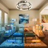 image:imageYITAHOME 20 Ceiling Fan with Lights Low Profile Flush Mount Ceiling Fan Enclosed Bladeless Fan with Quiet Reversible DC Motor 6 Speeds for BedroomLiving Room Kitchen Indoor Brushed Nickel