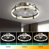 image:imageYITAHOME 20 Ceiling Fan with Lights Low Profile Flush Mount Ceiling Fan Enclosed Bladeless Fan with Quiet Reversible DC Motor 6 Speeds for BedroomLiving Room Kitchen Indoor Brushed Nickel
