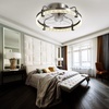 image:imageYITAHOME 20 Ceiling Fan with Lights Low Profile Flush Mount Ceiling Fan Enclosed Bladeless Fan with Quiet Reversible DC Motor 6 Speeds for BedroomLiving Room Kitchen Indoor Brushed Nickel