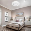 image:imageYITAHOME Bladeless Ceiling Fan with Light 20 Inch Modern Enclosed Chandelier Fan Dimmable 6 Speeds DC Motor Night Light Wind Cycle Low Profile Ceiling Fan for Small Space  White