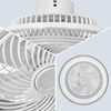 image:imageYITAHOME Bladeless Ceiling Fan with Light 20 Inch Modern Enclosed Chandelier Fan Dimmable 6 Speeds DC Motor Night Light Wind Cycle Low Profile Ceiling Fan for Small Space  White