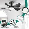 image:imageYITAHOME Low Profile White Ceiling Fans with Lights and Remote amp APP Control 26 Inch Flush Mount Modern Fan with Dimmable Reversible DC Quiet Motor Indoor Fan for Patio Kitchen Bedroom