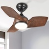 image:imageYITAHOME Ceiling Fans with Lights and Remote 26 Inch Modern Indoor Outdoor Ceiling Fan with Dimmable Reversible DC Quiet Motor Memory Function for Patio Farmhouse Bedroom