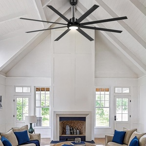image:imageYITAHOME 84 Inch Ceiling Fans with Lights and Remote Control for Indoor Reversible Quiet DC Motor 8 Blades with 6 Speed Large Ceiling Fans for Home Commercial Black  Indoor Reversible Quiet DC Motor 8 Blades with 6 Speed Large for Home Commercial84