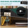 image:imageYITAHOME Sideboard Buffet Buffet Cabinet Storage Credenza wAdjustable Shelf Wine Glass Holder Drawers Modern White amp Gold Dresser 300 lbs Capacity for Living Room Kitchen Dining RoomStripes